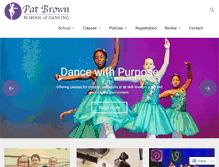 Tablet Screenshot of pbsdance.com